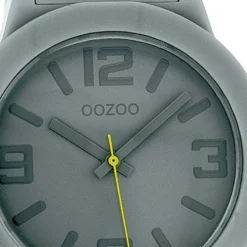Oozoo Damen Armbanduhr Timepieces Analog Plastik grau UOC3680A