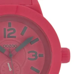 Oozoo Damen Armbanduhr Timepieces Analog Plastik pink UOC4117A