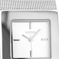 Oozoo Damen Armbanduhr Timepieces Analog Metall silber UOC2000A