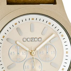 Oozoo Damen Armbanduhr Timepieces Analog Leder gelb UOC6510A