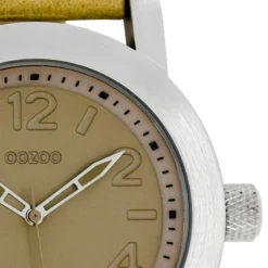 Oozoo Damen Armbanduhr Timepieces Analog Leder gelb UOC5151A