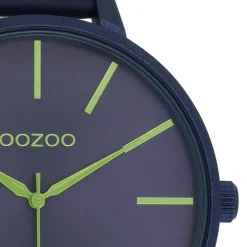 Oozoo Damen Armbanduhr Timepieces Analog Leder blau UOC11164