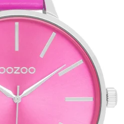 Oozoo Damen Armbanduhr Timepieces C10984 Analog Leder pink UOC10984