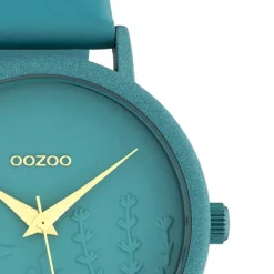 Oozoo Damen Armbanduhr Timepieces C10606 Analog Leder türkis UOC10606