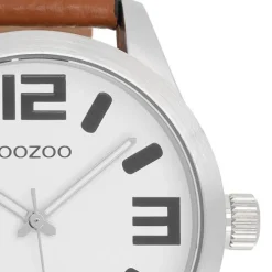 Oozoo Damen Armbanduhr Timepieces C1051 Analog Leder braun UOC1051A