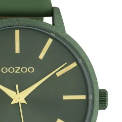 Oozoo Damen Armbanduhr Timepieces C10616 Analog Leder grün UOC10616