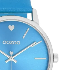 Oozoo Damen Armbanduhr Timepieces C10987 Analog Leder blau UOC10987