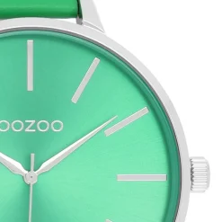 Oozoo Damen Armbanduhr Timepieces C10983 Analog Leder grün UOC10983