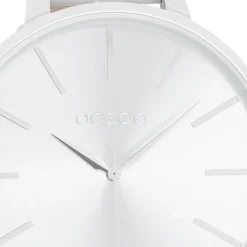 Oozoo Damen Armbanduhr Timepieces Analog Leder weiß UOC11070
