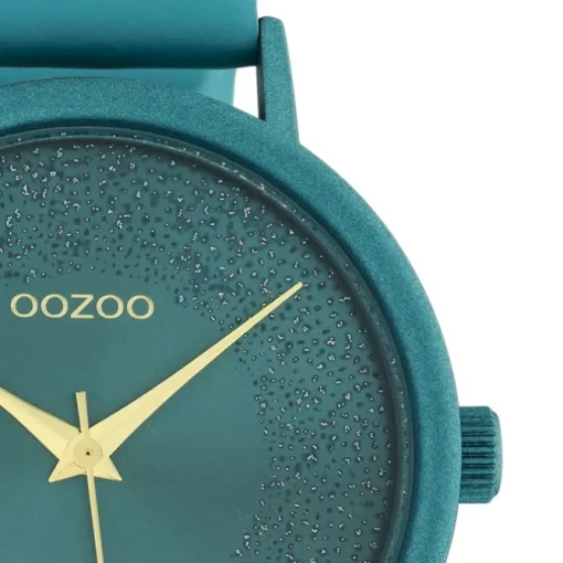 Oozoo Damen Armbanduhr Timepieces C10581 Analog Leder türkis UOC10581