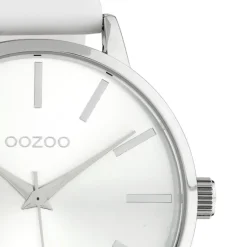 Oozoo Damen Armbanduhr Timepieces C10610 Analog Leder weiß UOC10610