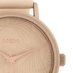 Oozoo Damen Armbanduhr Timepieces C10390 Quarzwerk Leder rosa UOC10390