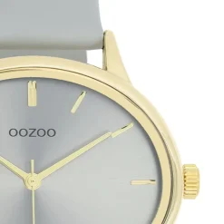Oozoo Damen Armbanduhr Timepieces C11050 Analog Leder grau UOC11050