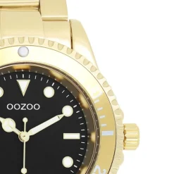 Oozoo Damen Armbanduhr Timepieces Analog Edelstahl gold UOC11148