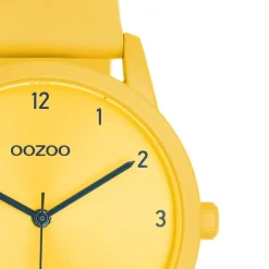 Oozoo Damen Armbanduhr Timepieces Analog Leder gelb UOC11167