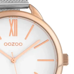 Oozoo Damen Armbanduhr Timepieces C10133 Quarz Stahl silber UOC10133