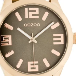 Oozoo Damen Armbanduhr Timepieces C1158 Analog Leder braun UOC1158