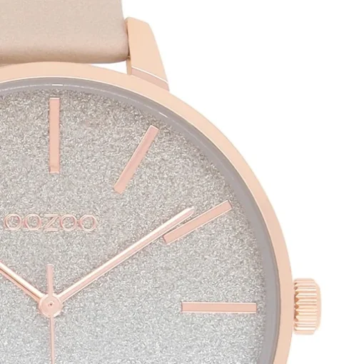 Oozoo Damen Armbanduhr Timepieces C11030 Analog Leder beige UOC11030