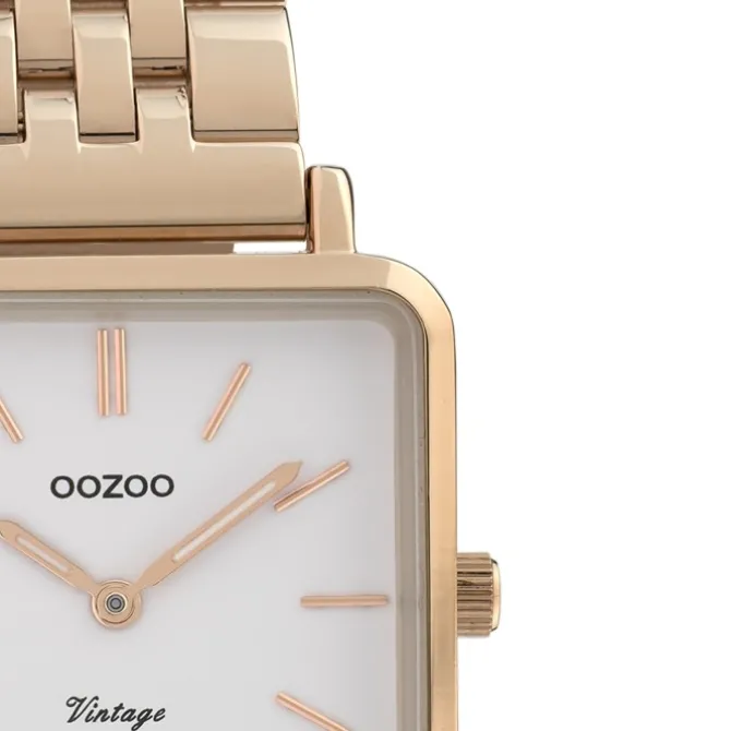 Oozoo Damen Armbanduhr Timepieces Analog Metall rosegold UOC9958A