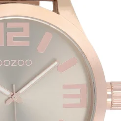 Oozoo Damen Armbanduhr Timepieces Analog Leder beige UOC1101A