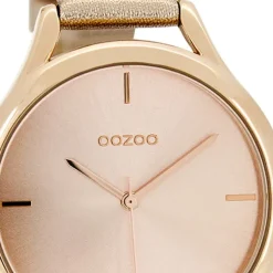 Oozoo Damen Armbanduhr Timepieces Analog Leder rosegold UOC8347A