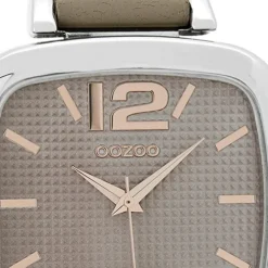 Oozoo Damen Armbanduhr Timepieces Analog Leder beige UOC9182A