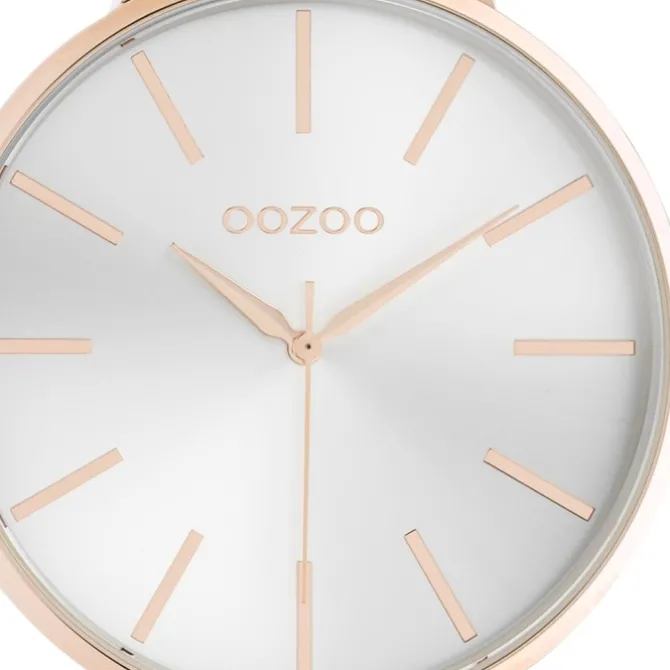 Oozoo Damen Armbanduhr Timepieces C10710 Analog Leder weiß UOC10710