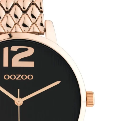 Oozoo Damen Armbanduhr Timepieces C11024 Analog Edelstahl roségold UOC11024