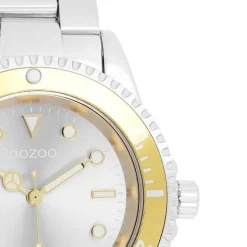 Oozoo Damen Armbanduhr Timepieces Analog Edelstahl silber UOC11145