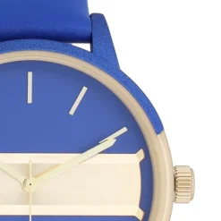 Oozoo Damen Armbanduhr Timepieces Analog Leder blau UOC11154