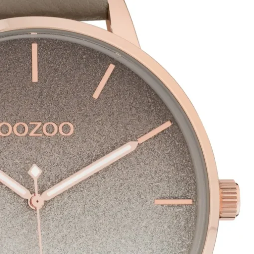 Oozoo Damen Armbanduhr Timepieces Analog Leder braun UOC10832