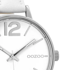 Oozoo Damen Armbanduhr Timepieces 38mm Quarz Leder weiß UOC9480A