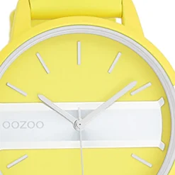 Oozoo Damen Armbanduhr Timepieces Analog Leder gelb UOC11191