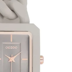 Oozoo Damen Armbanduhr Timepieces Analog Kunststoff taupe braun UOC11275
