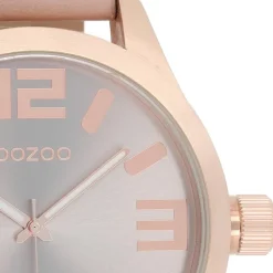 Oozoo Damen Armbanduhr Timepieces Analog Leder rosa UOC1102A