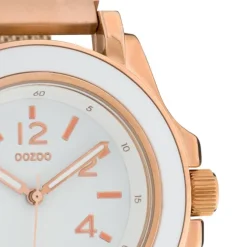Oozoo Damen Armbanduhr Timepieces Analog Metall rosegold UOC10738