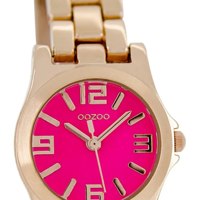 Oozoo Damen Armbanduhr Timepieces Analog Metall rosegold UOC6223A