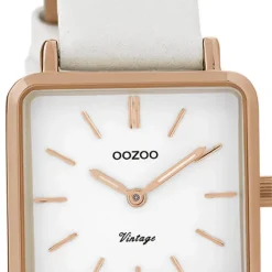 Oozoo Damen Armbanduhr Timepieces Analog Metall weiß UOC9941A