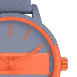 Oozoo Damen Armbanduhr Timepieces Analog Lederband dunkelgrau UOC11459
