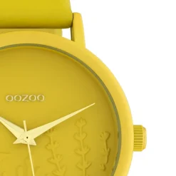 Oozoo Damen Armbanduhr Timepieces C10602 Analog Leder gelb UOC10602
