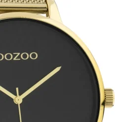 Oozoo Damen Armbanduhr Timepieces C10553 Analog Edelstahl gold UOC10553