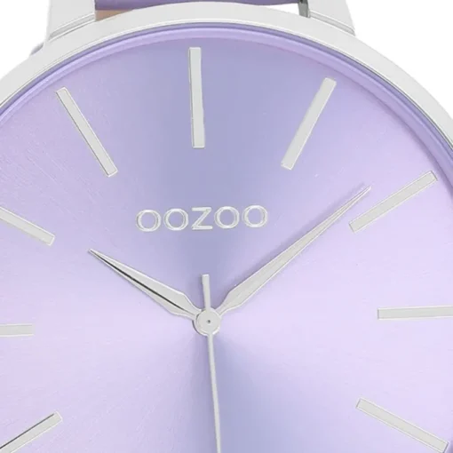 Oozoo Damen Armbanduhr Timepieces Analog Leder lila UOC11072