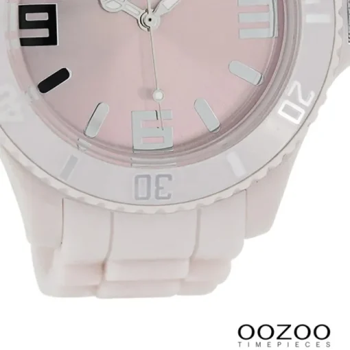 Oozoo Damen Armbanduhr Timepieces Analog Silikon rosa UOC4345A
