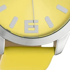 Oozoo Damen Armbanduhr Timepieces C10234 Analog Leder gelb UOC10234