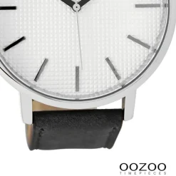 Oozoo Damen Armbanduhr Timepieces Analog Leder grau UOC9000A