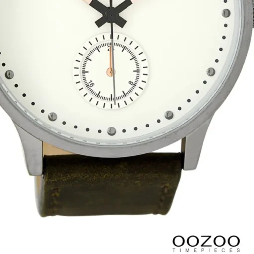 Oozoo Damen Armbanduhr Timepieces Analog Leder dunkelblau UOC9005A