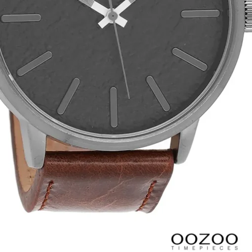 Oozoo Damen Armbanduhr Timepieces Analog Leder braun UOC9027A