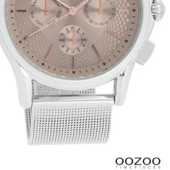 Oozoo Damen Armbanduhr Timepieces Analog Metall silber UOC9107A