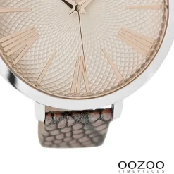 Oozoo Damen Armbanduhr Timepieces Analog Leder beige UOC9172A