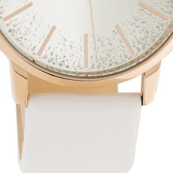 Oozoo Damen Armbanduhr Timepieces C10715 Analog Leder weiß UOC10715